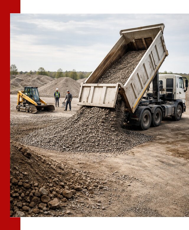 Доставка самосвалом 25 м³ в Инте быстро и надежно