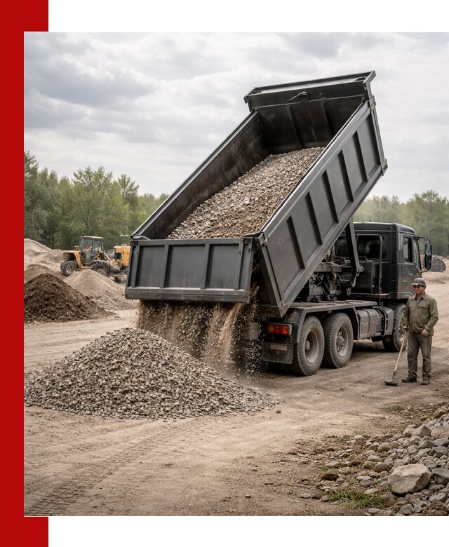 Доставка самосвалом 30 м3 по выгодным ценам в Инте