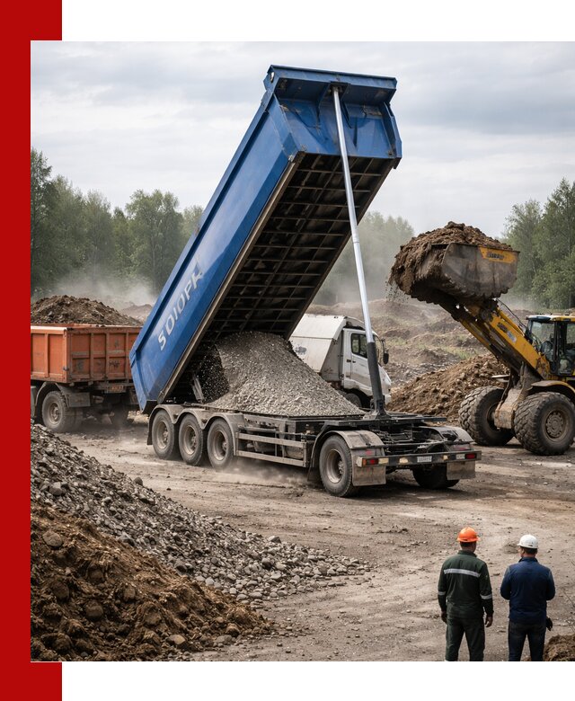 Аренда тонар 40 тонн в Инте с доставкой материалов