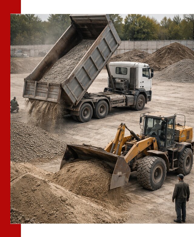 Перевозка сыпучих грузов самосвалами и бортовыми в Инте