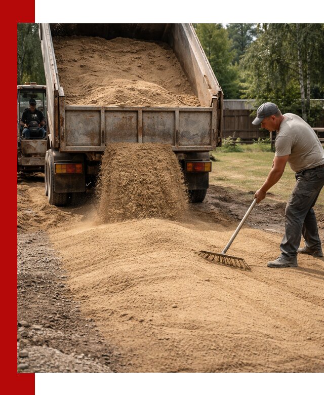 Отсыпка участка песком в Инте быстро и качественно