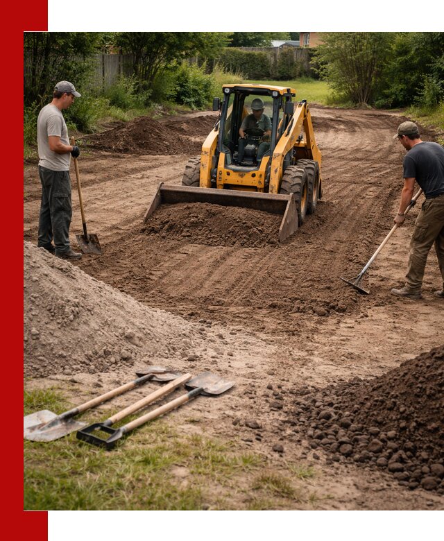 Планировка участка грунтом с вывозом и доставкой в Инте