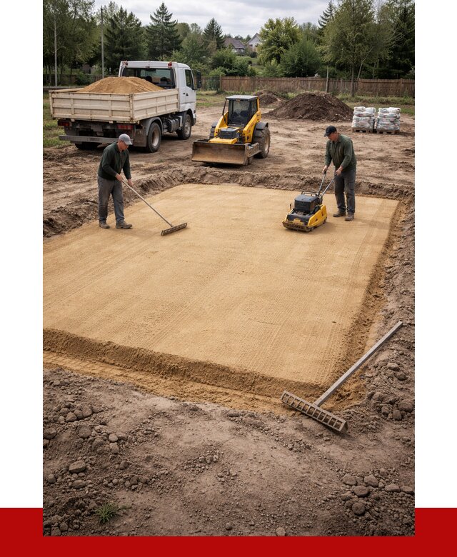 Устройство песчаной подушки в Инте от 4564 р. ПРОНЕРУДИнт